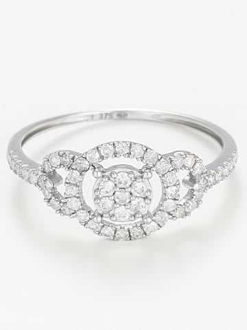 DIAMOND & CO Witgouden ring "Infini" met diamanten