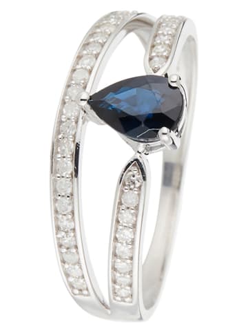 DIAMOND & CO Złoty pierścionek "Eugénie" z diamentami