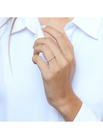 DIAMOND & CO Złoty pierścionek "Alliance Délice" z diamentami