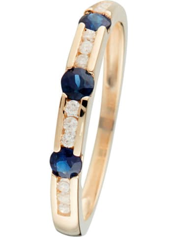 DIAMOND & CO Gouden ring "Santel" met diamanten