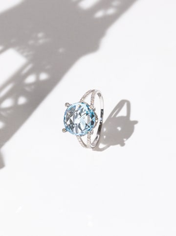 DIAMOND & CO Witgouden ring "Marovao" met diamanten