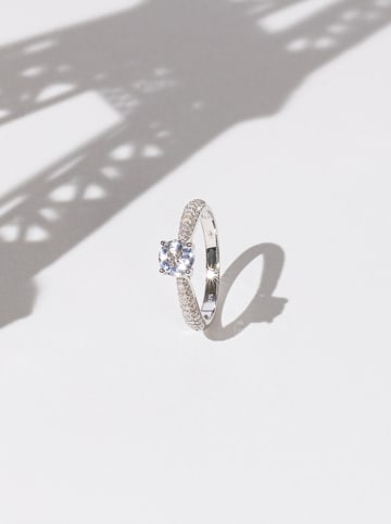 DIAMOND & CO Witgouden ring "Tawo" met diamanten