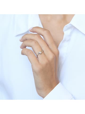 DIAMOND & CO Złoty pierścionek "Dava" z diamentami