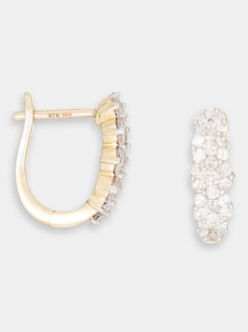 DIAMOND & CO Gold-Ohrringe ""Merveilles de Lumières" mit Diamanten