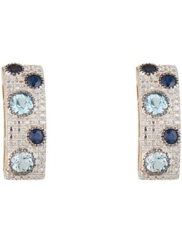 DIAMOND & CO Gold-Creolen "Toamasina" mit Diamanten