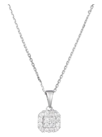 DIAMOND & CO Weißgold-Anhänger "Carrie" mit Diamanten