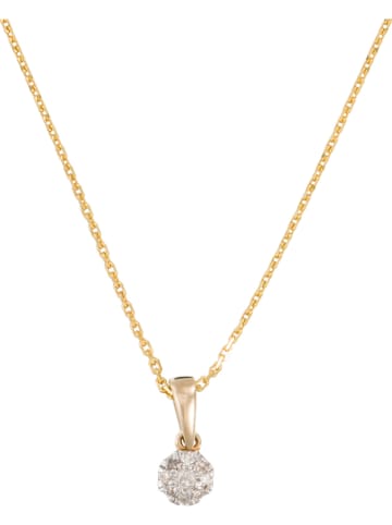 DIAMOND & CO Gold-Anhänger "Idylle" mit Diamanten