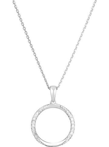 DIAMOND & CO Weißgold-Anhänger "Ode à la Vie" mit Diamanten