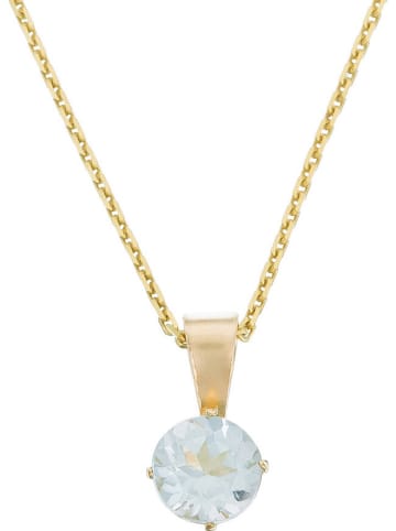 DIAMOND & CO Gold-Anhänger "Puce" mit Edelstein