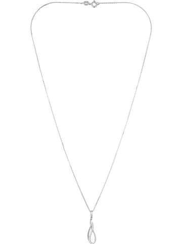 DIAMOND & CO Weißgold-Anhänger "Infinito" mit Diamanten