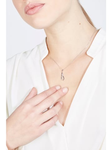 DIAMOND & CO Weißgold-Anhänger "Infinito" mit Diamanten