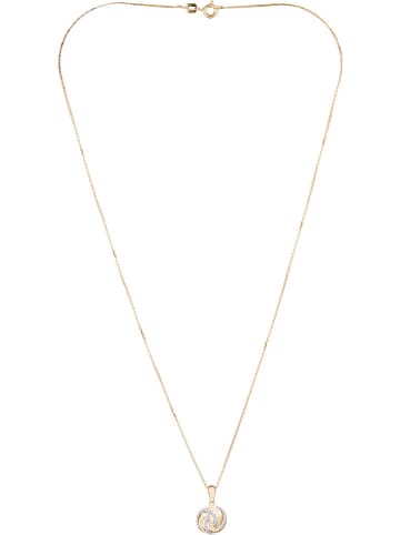 DIAMOND & CO Gouden hanger "Golden eye" met diamanten