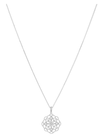 DIAMOND & CO Weißgold-Anhänger "Dentelle" mit Diamanten