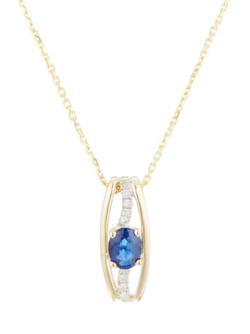 DIAMOND & CO Gouden hanger "Dumai" met diamanten