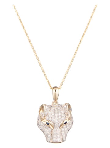 DIAMOND & CO Gouden hanger "Panthère" met diamanten