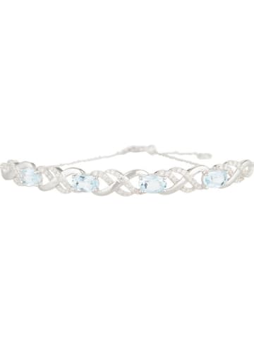 DIAMOND & CO Weißgold-Armkette "Launceston" mit Diamanten