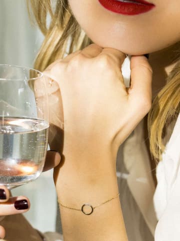 DIAMOND & CO Gouden armband "Cercle" met diamanten