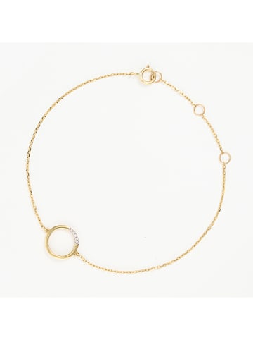 DIAMOND & CO Gold-Armkette "Cercle" mit Diamanten