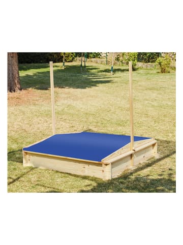 Happy People Sandkasten mit Kurbeldach und Wasser-Matsch-Bereich - ab 3 Jahren