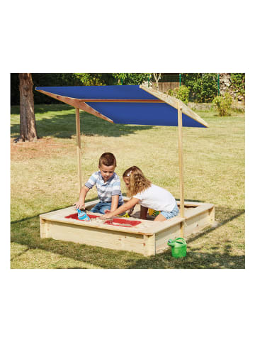 Happy People Zandbak met dak en water-moddergebied - vanaf 3 jaar