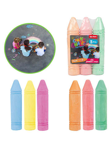 Toi-Toys 3er-Set: XL-Straßenmalkreide - ab 3 Jahren (Überraschungsprodukt)