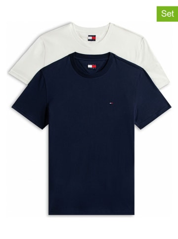 Tommy Hilfiger Koszulki (2 szt.) w kolorze granatowo-białym