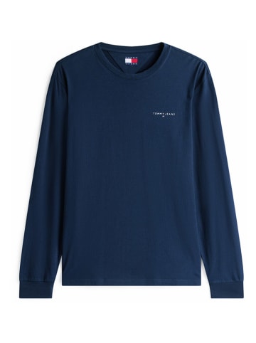 TOMMY JEANS Longsleeve in Dunkelblau
