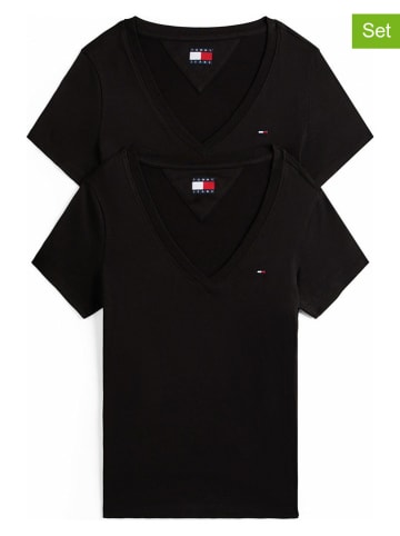 Tommy Hilfiger Koszulki (2 szt.) w kolorze czarnym