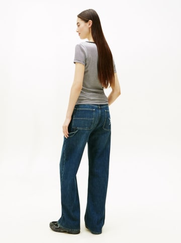 Tommy Hilfiger Koszulka w kolorze czarno-kremowym