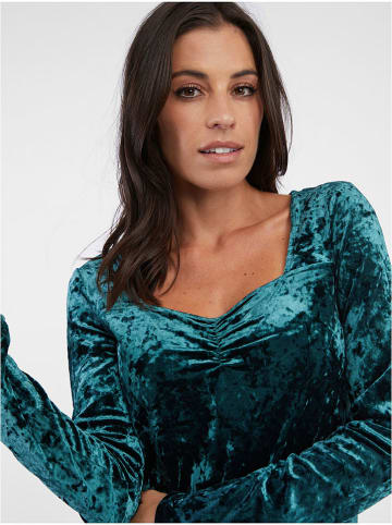 orsay Fluwelen longsleeve turquoise