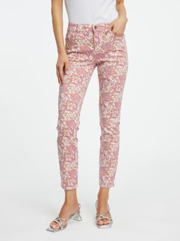 orsay Hose in Creme/ Fuchsia