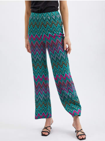 orsay Spodnie w kolorze turkusowo-różowym