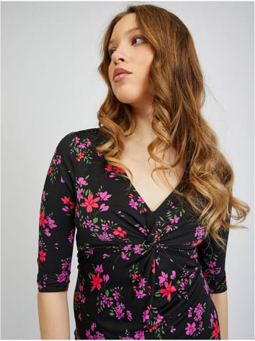 orsay Kleid in Schwarz/ Pink