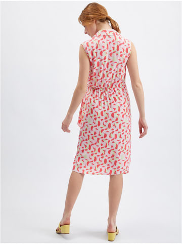 orsay Sukienka w kolorze jasnoróżowo-koralowo-żółtym