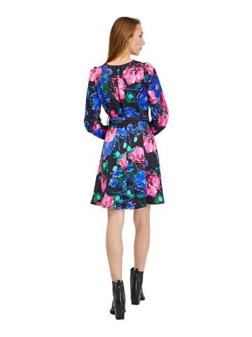 orsay Kleid in Schwarz/ Pink/ Blau