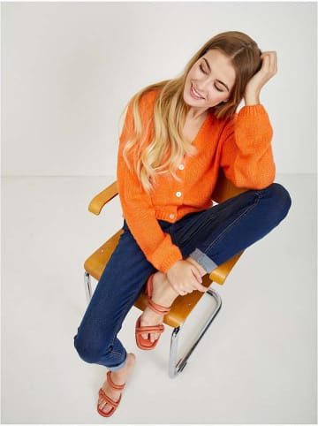 orsay Cardigan in Orange