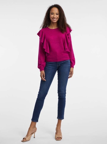 orsay Sweter w kolorze jagodowym