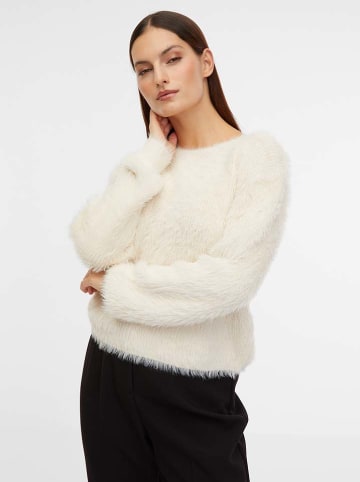 orsay Sweter w kolorze kremowym