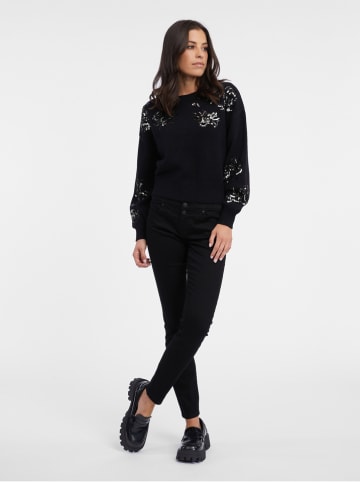 orsay Sweter w kolorze czarnym