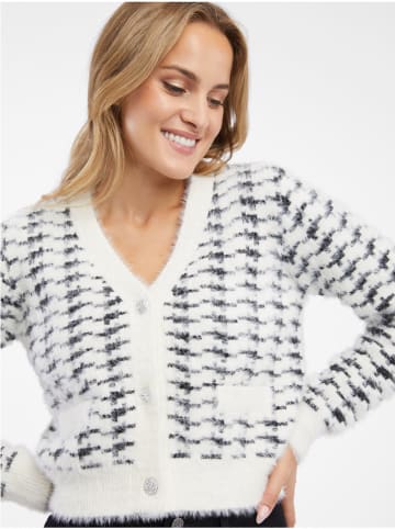 orsay Cardigan in Weiß/ Schwarz