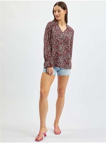 orsay Bluse in Rot/ Schwarz
