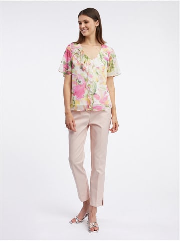 orsay Bluse in Weiß/ Pink/ Grün