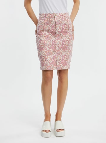 orsay Spódnica w kolorze biało-jasnoróżowo-brzoskwiniowym