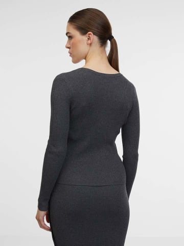orsay Sweter w kolorze antracytowym