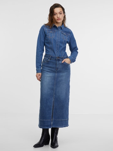 orsay Koszula dżinsowa w kolorze niebieskim