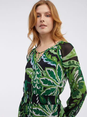 orsay Kleid in Grün/ Schwarz