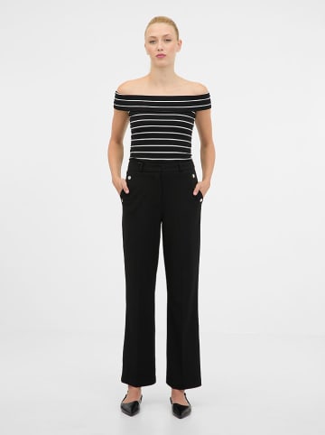 orsay Shirt in Schwarz/ Creme