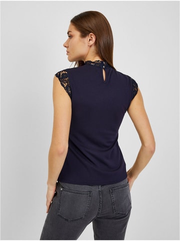 orsay Top w kolorze granatowym