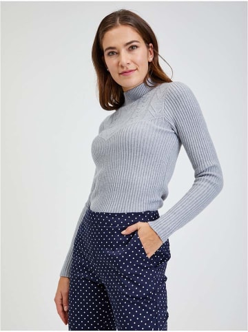 orsay Hose in Dunkelblau/ Weiß