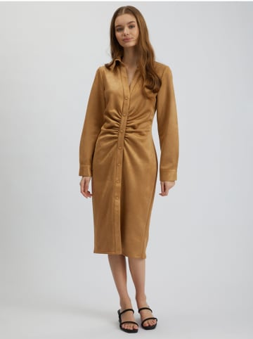 orsay Sukienka w kolorze karmelowym
